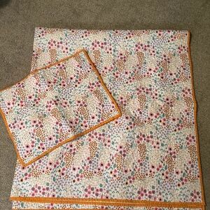 The Big One Multicolor Floral Quilt Set